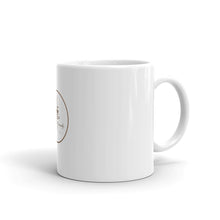 Load image into Gallery viewer, Delicate Grounds White glossy mug
